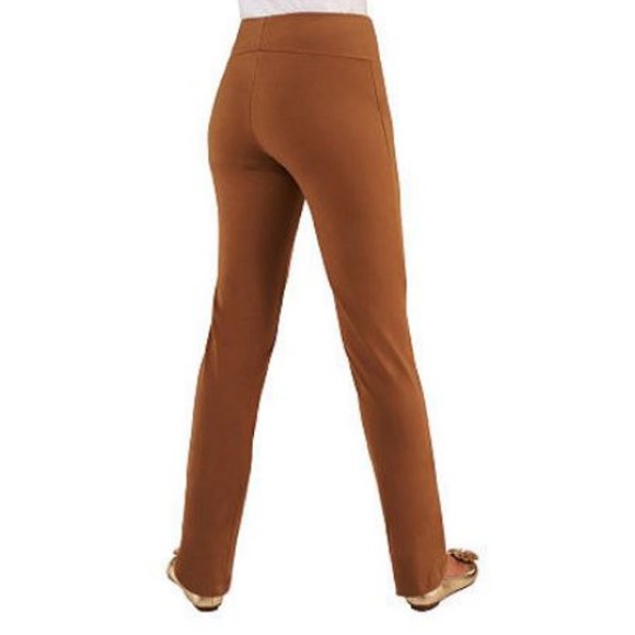 Women with Control Petite Slim Leg Pants Navy 3095 - Picture 2 of 6